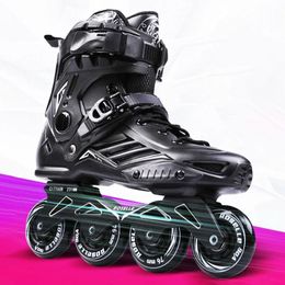 Inline Roller Skates Original Roselle Size 35 to Professional Adult Kids Skating Shoes Slalom Sliding FSK Patines 231128