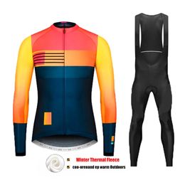 Cycling Jersey Sets Winter Set Mens Long Sleeve Clothing Thermal Fleece Mountain Bike Warm Ropa Ciclismo Hombre 231128