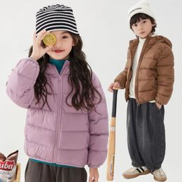 Down Coat 2023 Korean Style Children's Jacket Lightweight Winter Girl's Keep Baby Warm Clothes