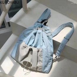 School Bags Backpack For College Students Fashion Drawstring Y2k 2023 Arrive Large Capacity Women Bag Bolsas Para Mujeres