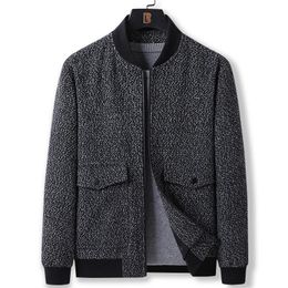Men's Jackets JSNFYSJ2218Men's jacket woolen coat lapel casual wool coat thickened autumn and winter wear 231128