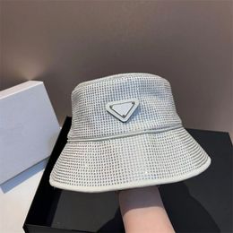 Designers Womens Mens Bucket Hats Luxury Brand Caps Diamond Sunhat Casquettes Outdoor Fishing Cap Summer Beach Fit Hat Wide Brim Hats