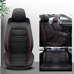 Car Seat Covers Full Set Universal For Geely Geometry C Emgrand Ec7 Ec8 Gc9 Coolray Tugella Azkarra Auto Leather Accessories