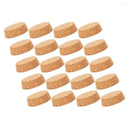 Storage Bottles 25 Pcs Bottle Cork Cap Caps Crafts Wide Mouth Jar Lids Wooden Canning Stoppers Glass