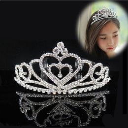 Bride Party Water Diamond Hair Crown Love Hair Band Headband Manufacturer Direct Sales Hair Accessories Ball Crown