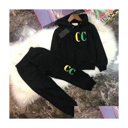 Clothing Sets 211 Years Childrens Baby Boys Girls Garment Autumn Winter Pattern Designer Sweater Suit Kids Coatadd Drop Delivery Mate Dh1Ft