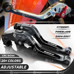 For Honda CBR1000RR FIREBLADE 2004-2007 Clutch Lever Brake Set Adjustable Folding Handle Levers Motor Accessories Parts