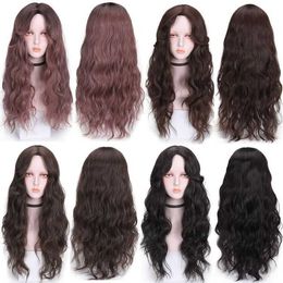 Synthetic Wigs Japan and South Korea Wig Women's Long Curly Hair Wool Roll Without Bangs Corn Perm Head Cover