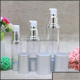 Perfume Bottle Airless Cosmetic Cream Pump Containerslotion Vacuum Bottles With Pumpmatte Sier Bottle F569 Drop Delivery 2021 Per Frag Dhog1