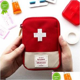 Outdoor Gadgets Medicine Pill Storage Bag Mini Medical Portable Travel First Aid Kit Emergency Survival Kits Household Organizer Dro Dhdol