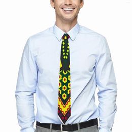 Bow Ties Dashiki Inspired Tie Green African Print Cosplay Party Neck Unisex Novelty Casual Necktie Accessories Custom Collar