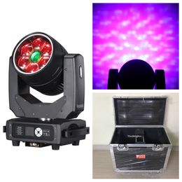 4pcs with case Concert Stage DMX 60w led Moving head wash + 6x40 RGBW Bee Eye Led Moving Head Disco DJ Concert Theatre Light
