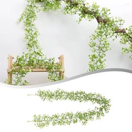 Decorative Flowers 2pcs Simulated Rattan Fake Bellflower Vine Home Yard Garden Green Plants Xmas Year Birthday Wedding Party Decor