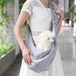 Dog Carrier Cat Sling Strap Bag The Tote Travel Portable Double-sided Pets Shoulder