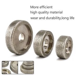 Slijpstenen 50/60/80mm Diamond Grinding Wheel Circle Grinder Stone Sharpener Angle Cutting Wheel Rotary Tool Sharpener Accessories Grinder