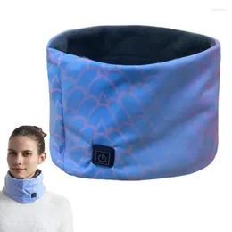 Bandanas USB Electric Heated Scarf 3 Gear Heating Heat Neckerchief Collar Shawl Neck Thermal Brace Warm Bib No Batter