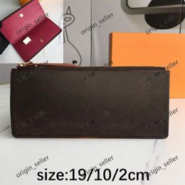 Wallet Wallets Men single zipper long 2021 whole red black purses Ladies European and American Style Leather women Mul276l