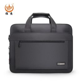 Computer Laptop Bag Men Business Briefcase Oxford Water-proof Travel Bag Casual Shoulder Cross body Large Capacity Handbag274B2365