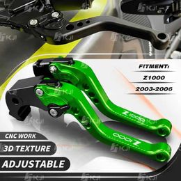 For Kawasaki Z1000 Z 1000 2003-2006 3D Short Clutch Lever Brake Set Adjustable Handle Levers Motorcycle Accessories Parts