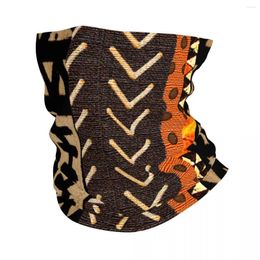 Scarves African Mud Cloth Bandana Neck Cover Classic Vintage Wrap Scarf Multifunctional Cycling Running Unisex Adult All Season