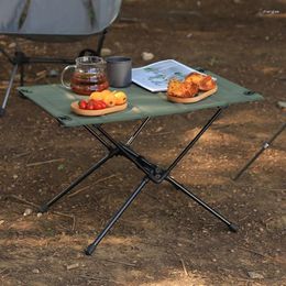 Camp Furniture Outdoor Aluminium Alloy Folding Table Super Light Fishing Picnic Camping Barbecue Beach Portable Tools