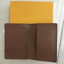 luxury designer brand women wallets leather passport cover brand credt card holder men business passport holder wallet carteira ma210D