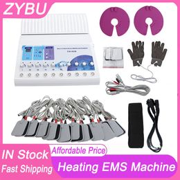 New Product TM-502B Infrared ems electric muscle stimulator body contouring sculpting portable slimming machine heating fatness weight fat removal factory sale