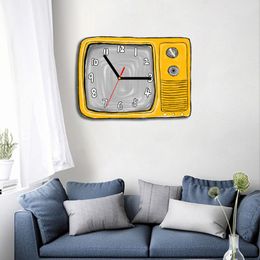 Wall Clocks Small Fresh Living Room Modern Minimalist Decor Art TV Mute Household Relogio De Parede Home Decoraction LuxuryWall