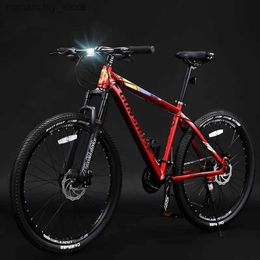 Bikes 29 Inch Mountain Bike Aluminium Alloy Frame Hydraulic Disc Brake MTB Road Bicyc Shock Absorbing 24/27/30 Speed 26 27.5 Inch Q231129