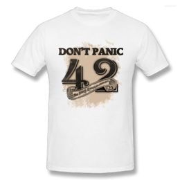 Men's T Shirts The Response Of Any Hitchhiker Guide To Galaxy 42 Vintage