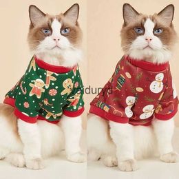 Dog Apparel 2023 Christmas Cute Clothes For Small Dogs Cats Vest Shirt Puppy Costume Outfit Gift Cotton Pet Soft Clothing Hoodiesvaiduryd