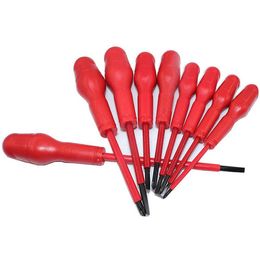 Schroevendraaier Screwdriver Set 9 Pcs/set Multipurpose Insulated Crv Steel Hand Screwdrivers Screw Driver Electrician's Repairing Tools Kit