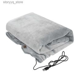 Electric Blanket Cordless Heated Blanket Warming Throw Pad 5V Fast Heating Battery Operated USB Powered Heated Blanket For Study Sitting Room Q231130