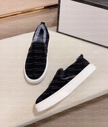 High Quality Designer Shoes Mens Luxury Fashion Casual Shoes G Shoes Brushed Cowhide Chunky Loafers Man Sneakers Warm Sports Shoes Slip-On Canvas Shoes With Box