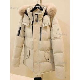 Canada's Purchasing Agency for Winter Moose Scissors Jacket Thick Hooded Scissors Default Silver Men's Clothing Couple's Work EPVT EM9M ROBY 17