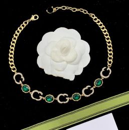 Classic Diamond Choker Collar Statement Necklace Chunky Thick Link Chain Fashion Designer Double Chokers Necklaces for Women Accessories Jewellery Gift