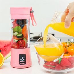 Juicers Mini Portable Orange Juicer Usb Electric Mixer Fruit Smoothie Blender Machine For Personal Processor Maker Juice Extractor258t