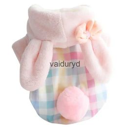 Dog Apparel Lovely Cat Coat Jumpsuit Plaid Ball Design Pet Puppy Winter Warm Clothing Outfitvaiduryd