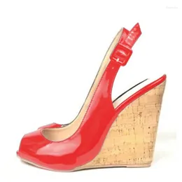 Sandals SHOFOO Shoes Fashion Women's High Heeled Sandals. Wedges Sandals.About 12 Cm Heel Height. Summer Shoes. Strap