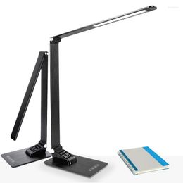 Table Lamps LED Desk Lamp Foldable Eye Protection With LCD Screen Reading Book Lights For Children Kids