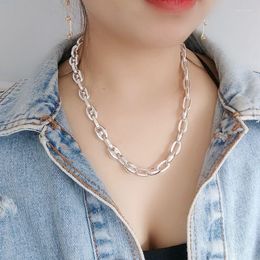 Chains Cuban Chain Pig Nose Necklace Men And Women Iced Hip Hop Rock Jewellery Accessories