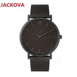 Luxury Women Men fashion watches Stainless Steel mesh Relojes De Marca Mujer silver Lady Lovers Dress Wristwatch 40mm 32mm Quartz 270Y