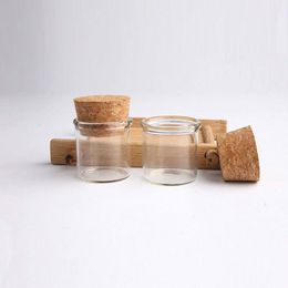 5G Small Glass Bottles With Corks Stoppers 5ml High Quality Glassware/Glas Jar Mini Test Tube Mjdaw