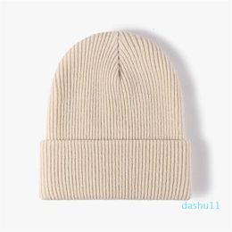 Beanie/Skull Caps Fashion beanie Mens Women designer hats Classic knitted skull cap Embroidery badge outdoor sports wool hat women casual beanies