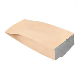 Gift Wrap Paper Kraft Brown Gusset Side Lunch Tea Packaging Bread Grocery Size Sandwich Fruit Dried Take Stand Up Candy Assorted