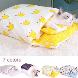 Mats Dog Bed Pet Cushion Blanket Soft Removable Cat Cushion Chihuahua Sofa Mat Pad Puppy Kennel Nest Cushion Dog Accessories