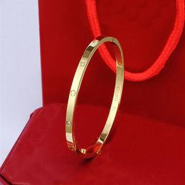 Designer Bracelet Diamond Bracelets Women Gold Love Bangle Cuff Screw Cartis Wedding Couple Gift Fashion Luxury Jewellery dfad282Q