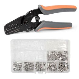 Tang IWS2412M Crimping Plier Set 2.8/4.8/6.3mm Plug Insulated Male Female Connectors Electrical Wire Crimp Terminals Assortment Kit