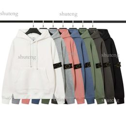 Men's Hoodies Sweatshirts Colors Designers Mens Stones Island Hoodie Candy Hoody Women Casual Long Sleeve Couple Loose O-neck Sweatshirt 993 764