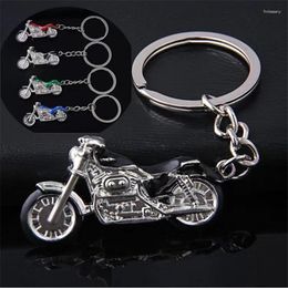 Keychains Mountain Motorcycle Pendants KeyChain Model Car Key Holder Colour Metal Bag Charm Accessories 3D Crafts Chain